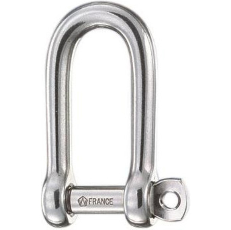 2026 Wichard Self-locking Long D Shackle WR1211 - Silver